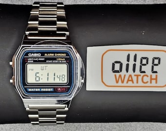Casio F91W personalizzato con kit di modifica "Ollee" installato - Parti di modifica dell'orologio - Kit di aggiornamento fai da te - Accessori, elementi essenziali e regalo per la modifica personalizzata F91W