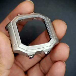 Casio Royale Full Metal Case Mod: AE1200WH World Time Watch, Matte Silver