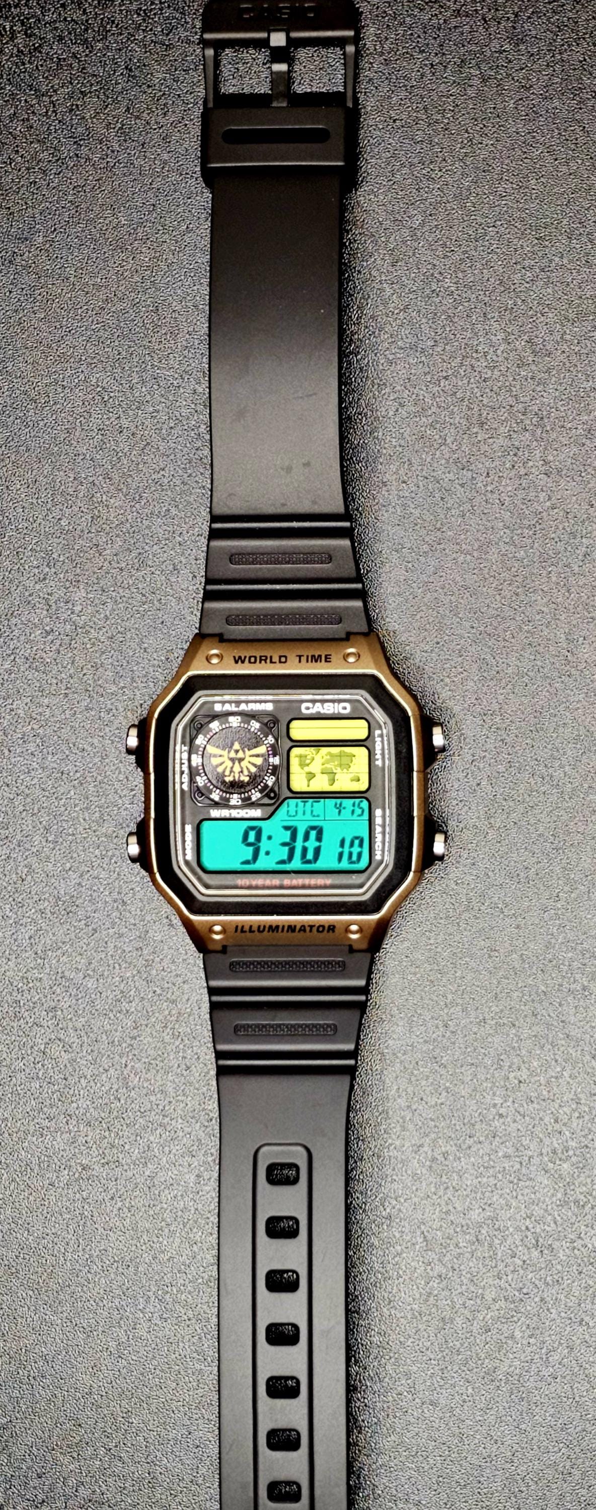 Casio AE1200 Zelda Mod | Casio Royale Custom Zelda Watch | World