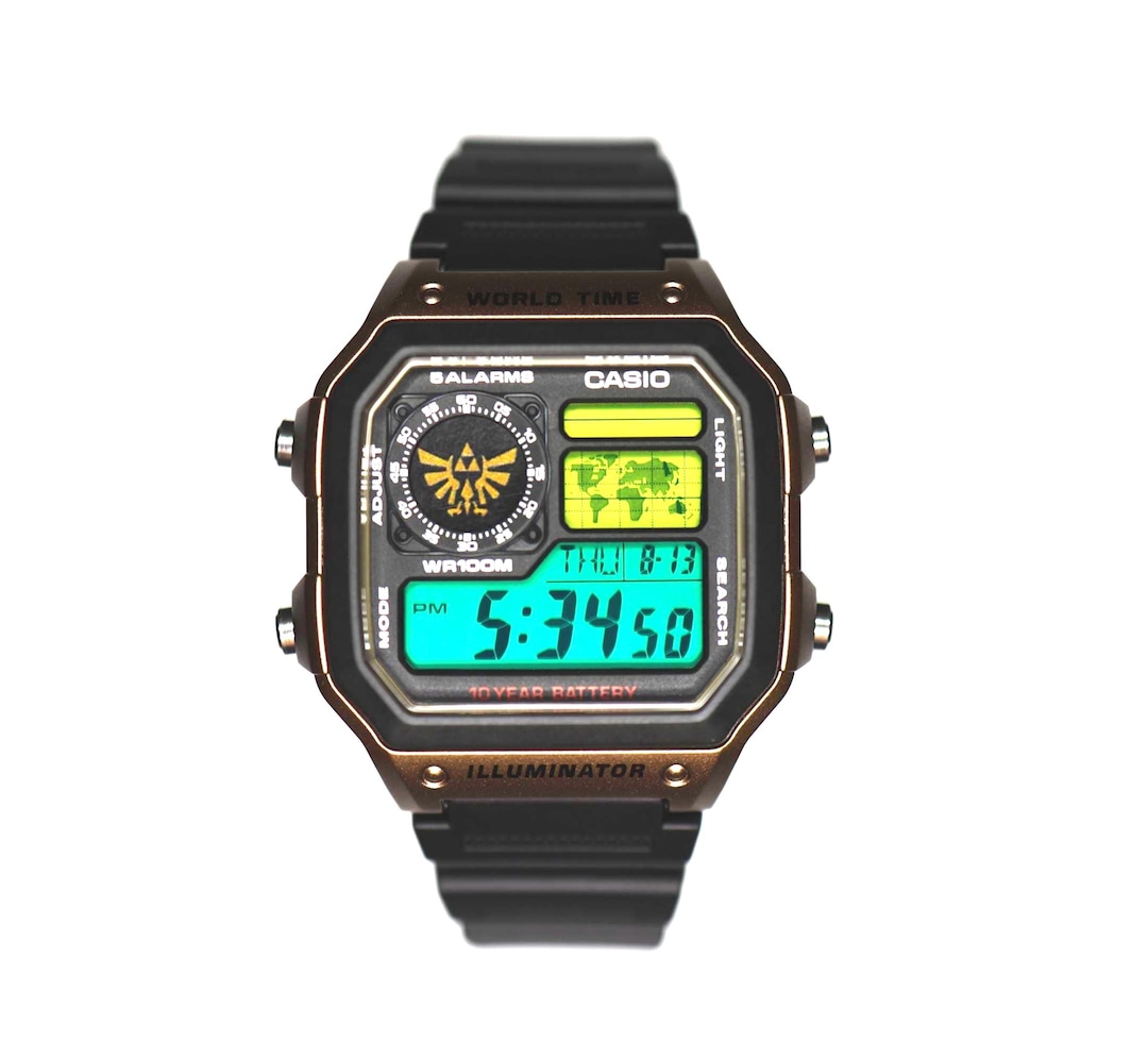 Casio AE1200 Zelda Mod | Casio Royale Custom Zelda Watch | World