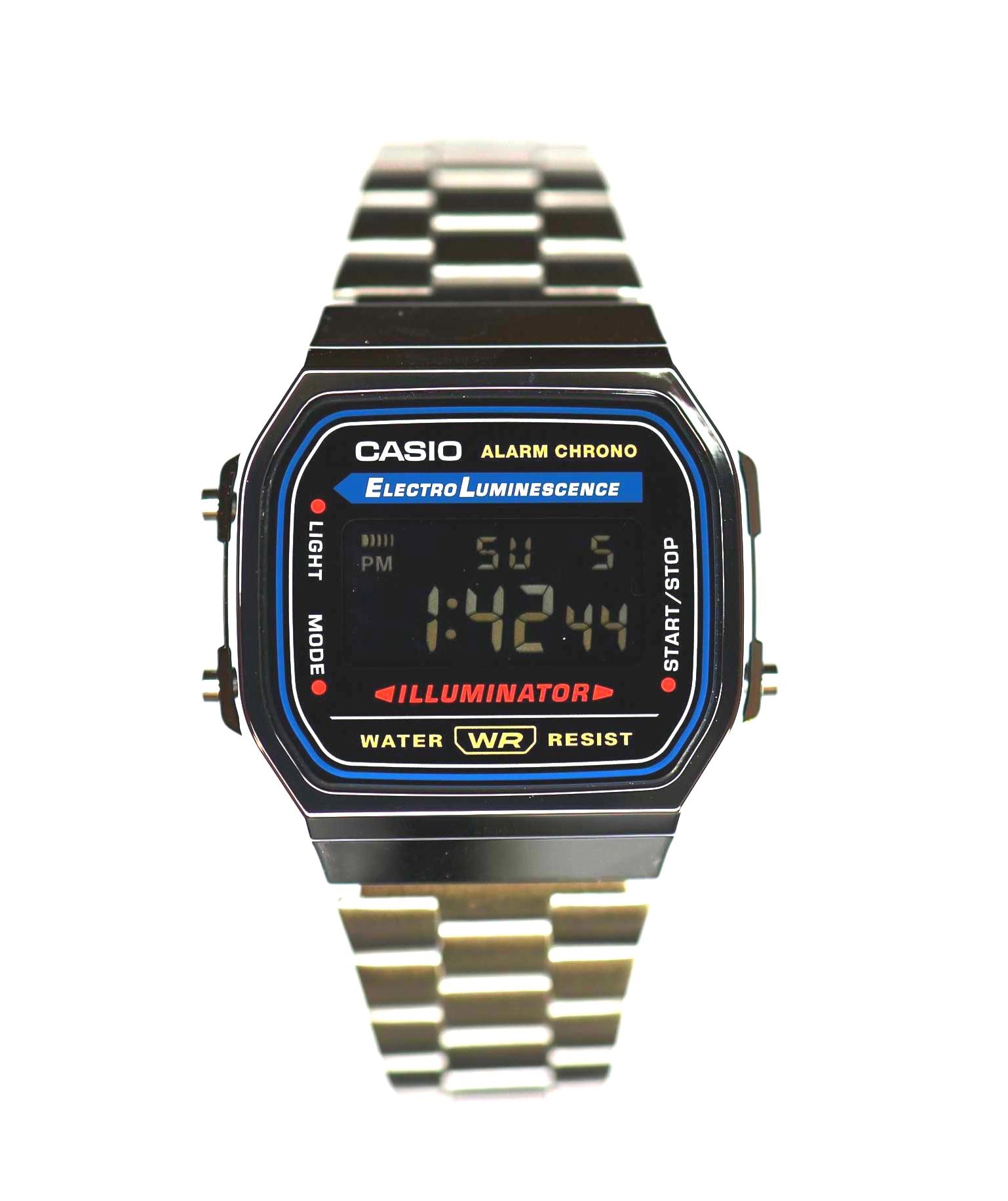 Custom Casio A168 Digital Watch Mod – Negative Polarized Screen