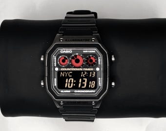 Custom “honda” Modified Watch Based on Casio Ae1200, New in Box