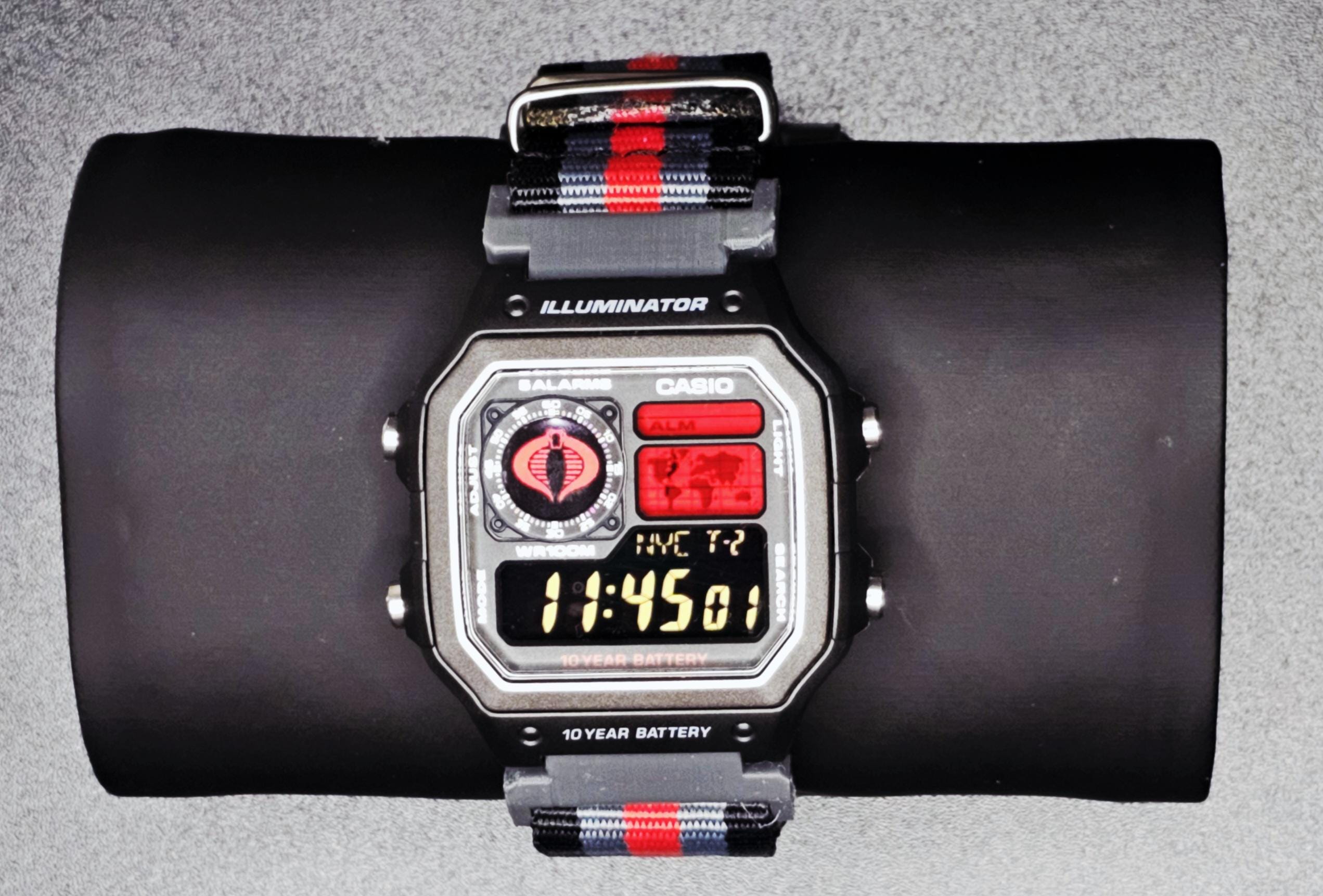 Custom Casio AE1200 Digital Watch: 