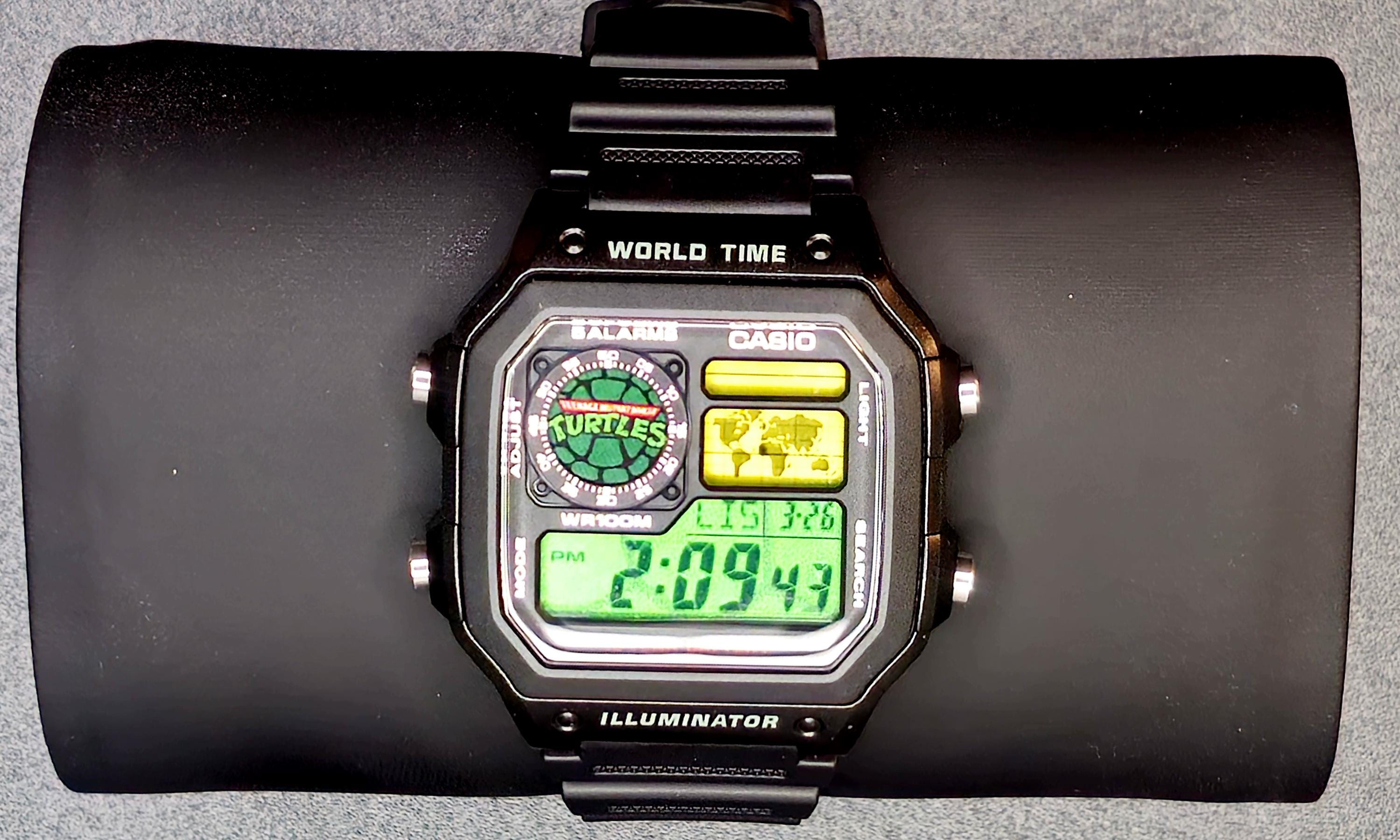 TMNT Casio Royale Mod: Custom Teenage Mutant Ninja Turtles Watch
