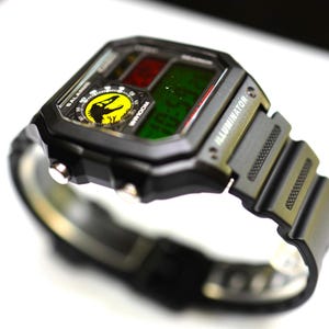 Custom Casio AE1200 "Jurassic Park" Mod: World Time Digital Watch image 2