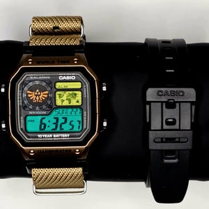 Bronze Casio AE1200 (Zelda) Mod: Custom World Time Watch