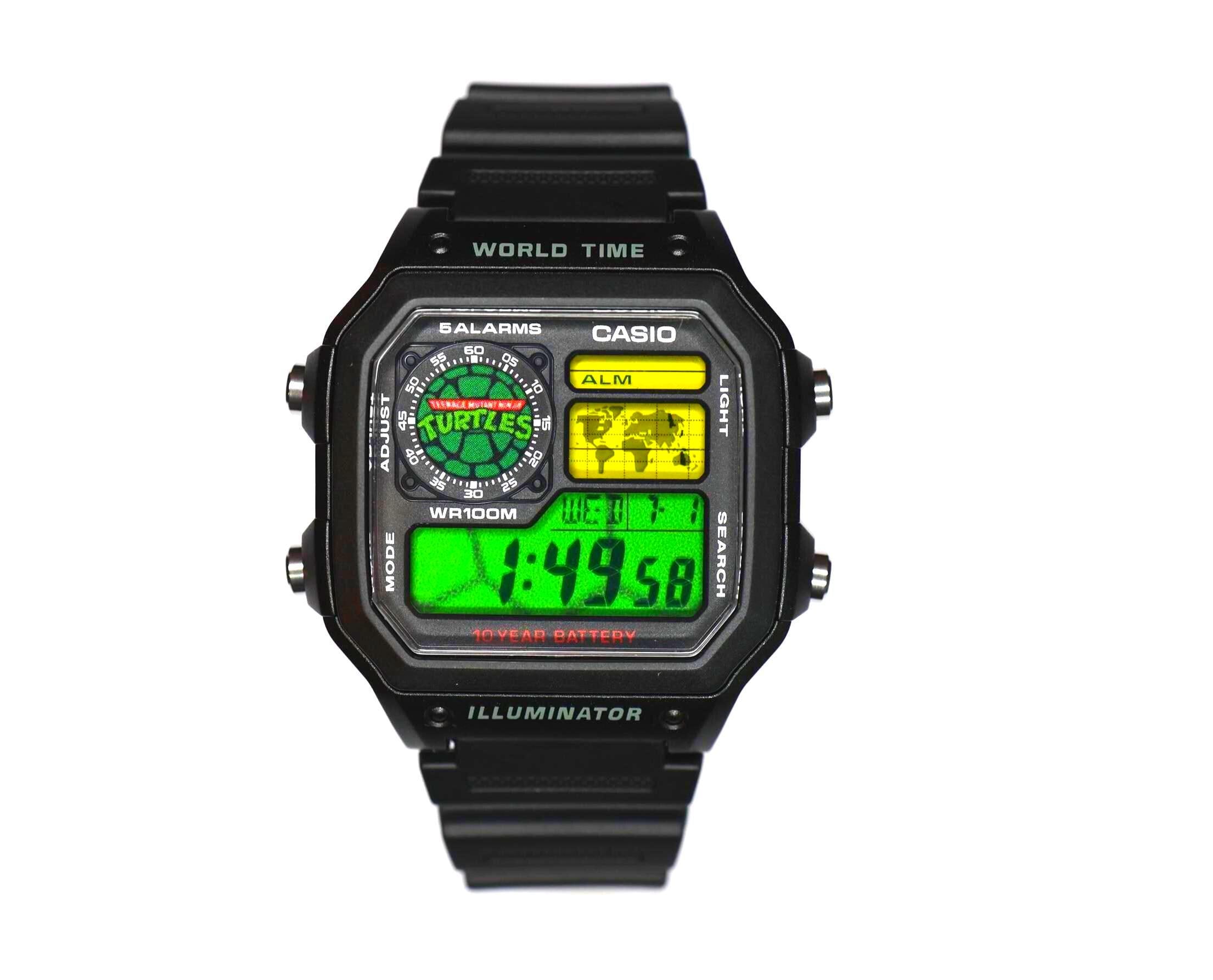 TMNT Casio Royale Mod: Custom Teenage Mutant Ninja Turtles Watch