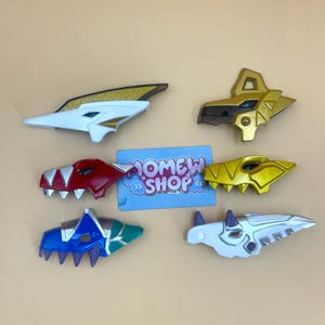 Resin Faceplates Mask Dino Thunder - For Dino Morpher - Drago Morpher - Brachio Morpher - Power Rangers Dino Thunder (Abaranger)