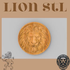 3D Model STL File Lion – High Quality for Printing