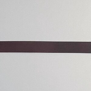 Handmade Full-Grain Leather Belt – Mahogany with Stainless Steel Buckle