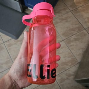 Personalized Kids Plastic Cups with Pop-up Lid - 16 oz.