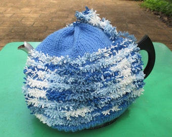 Tea Cosy Tea Cozy - Hand Knitted, Hand Knit Vintage Style, Teapot Cozy, Teapot Cosy