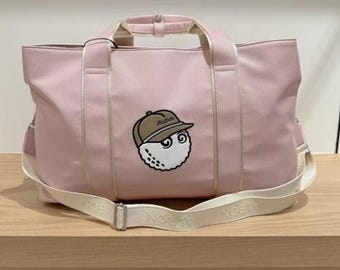 Malbon Golf Women’s Tote Bag –Sunset Rose, Caramel Sand, Emerald| Stylish Golf Travel & Weekend Bag with Shoulder Strap, golf gift for her