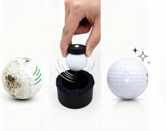 Golfballenwasser – draagbare golfbalreiniger voor kar of tas | Herbruikbaar, eenvoudig schoon te maken ontwerp | Perfect golfcadeau voor secret santa
