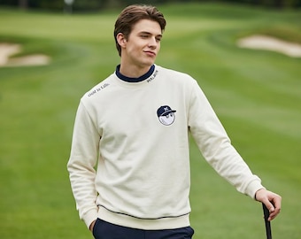 Malbon  Bucket ball Golf Sweatshirt Luxury golf Crewneck Pullover for Golfers| Christmas Golf gift for dad , brother , hubby ,son ,boyfriend