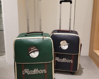 Malbon Golf Carry-On Suitcase – Limited Edition golf weekender suitcase for Golfers | Fits Cabin Size | Stylish Golf Travel Bag