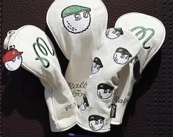 Malbon premium golf club covers Protective Golf Cover luxury golf gift for dad - brother - husband boyfriend secret santa golf gift