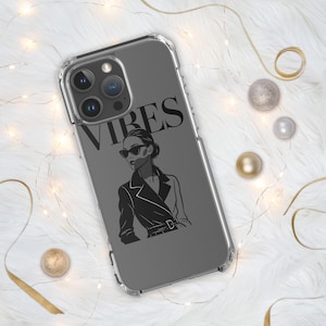 Chic Vogue Phone Case – Fashion Magazine Cover Style, Trendy Aesthetic Protective Case for iPhone