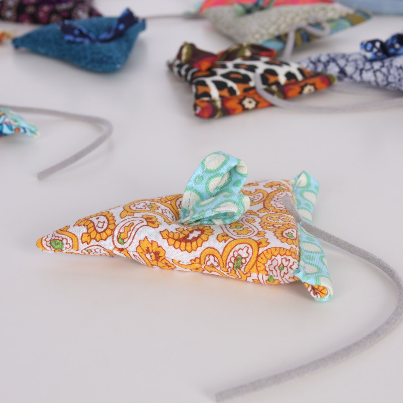Mouse Shaped Catnip Cat Toy - Assorted Colors Made from Scrap Fabric