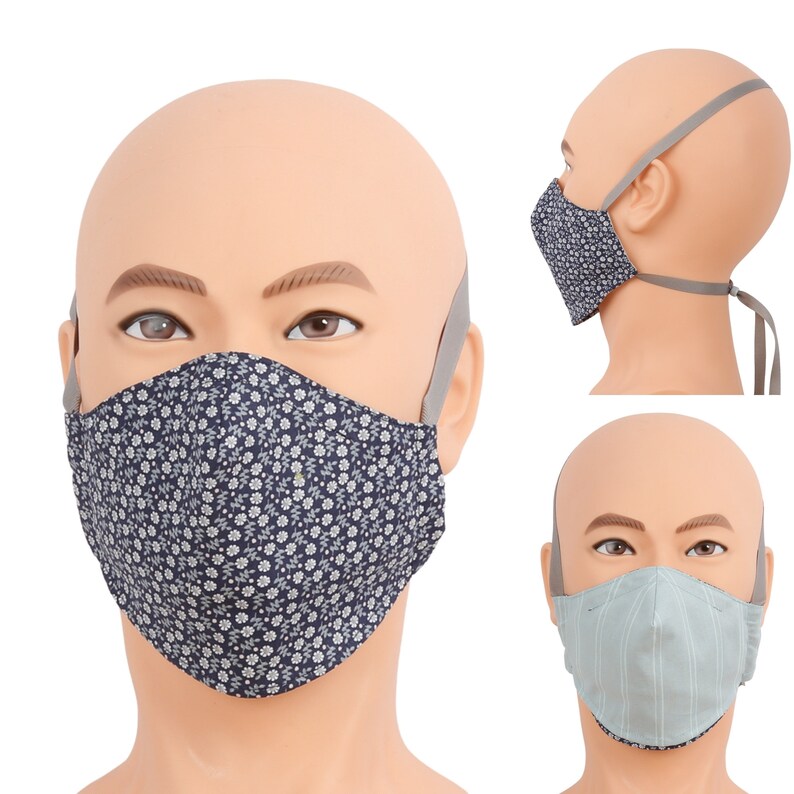 Reversible Face Mask Great for Glasses or Hearing Aids With Etsy