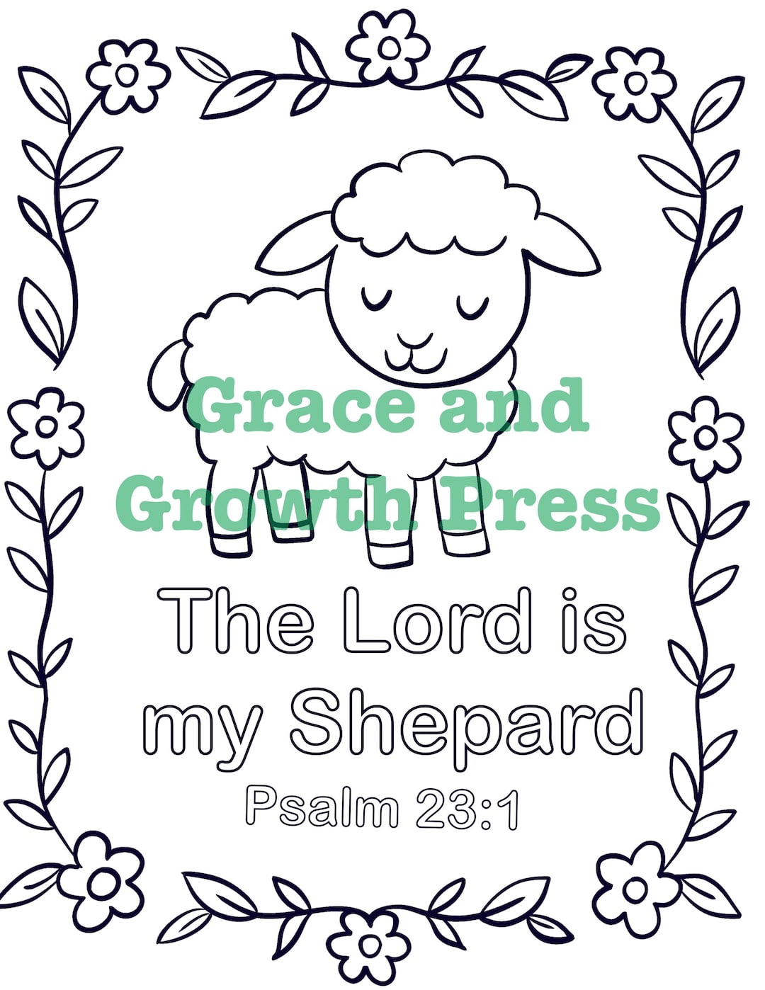 God Gives Me Strength – Printable Faith-based Coloring Pages for Kids ...