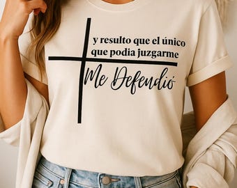 Redeemed Christian SVG - Spanish T-Shirt Quote, Religious Cut File (Instant Download)