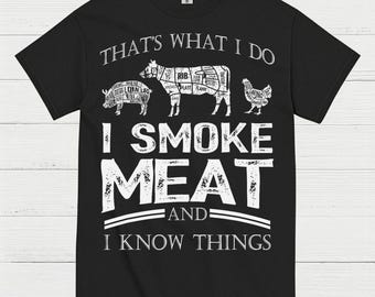 Smoke Meat BBQ T Shirt