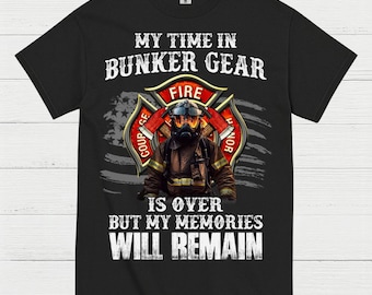 Retired Firefighter Memories T Shirt