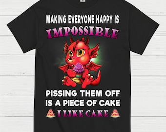Funny Cake Dragon TShirt