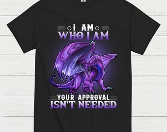 Purple Dragon Attitude T Shirt
