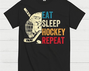 Eat Sleep Hockey Repeat T-Shirt