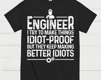 Engineer Problem Solver Humor T Shirt