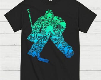 Hockey Goalie Silhouette T-Shirt