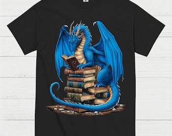 Book Dragon Reading Lover TShirt