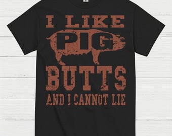 Pig Butts BBQ Humor T Shirt