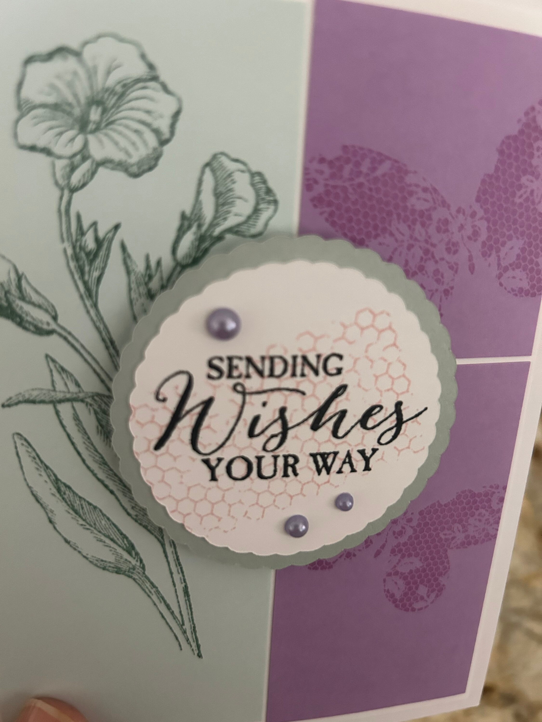 Completed Cards Set of 4, Stampin' Up! Butterfly Basics Wedding Flower ...