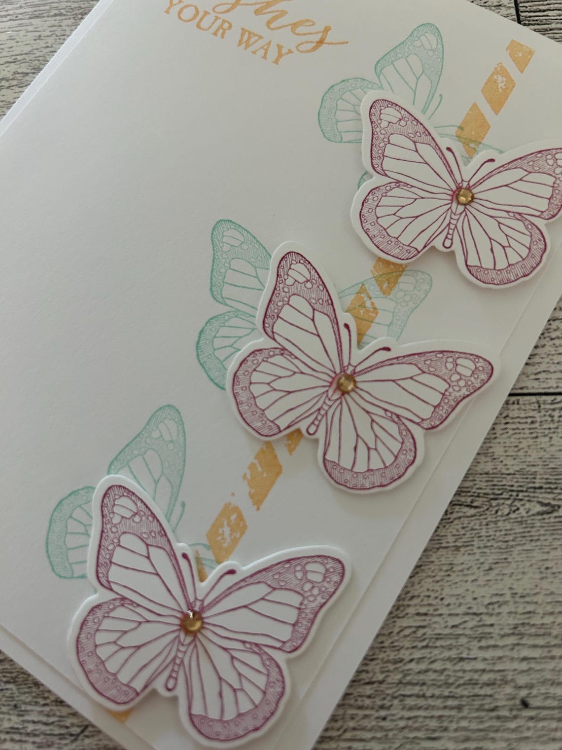 Any Occasion Card Set of 4 Stampin' Up! Rich Razzleberry, Coastal ...