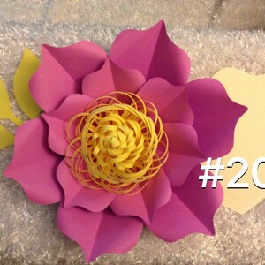 PDF Template #20, DIY Paper Flowers, Wedding, Nursery, Wall Decor ...