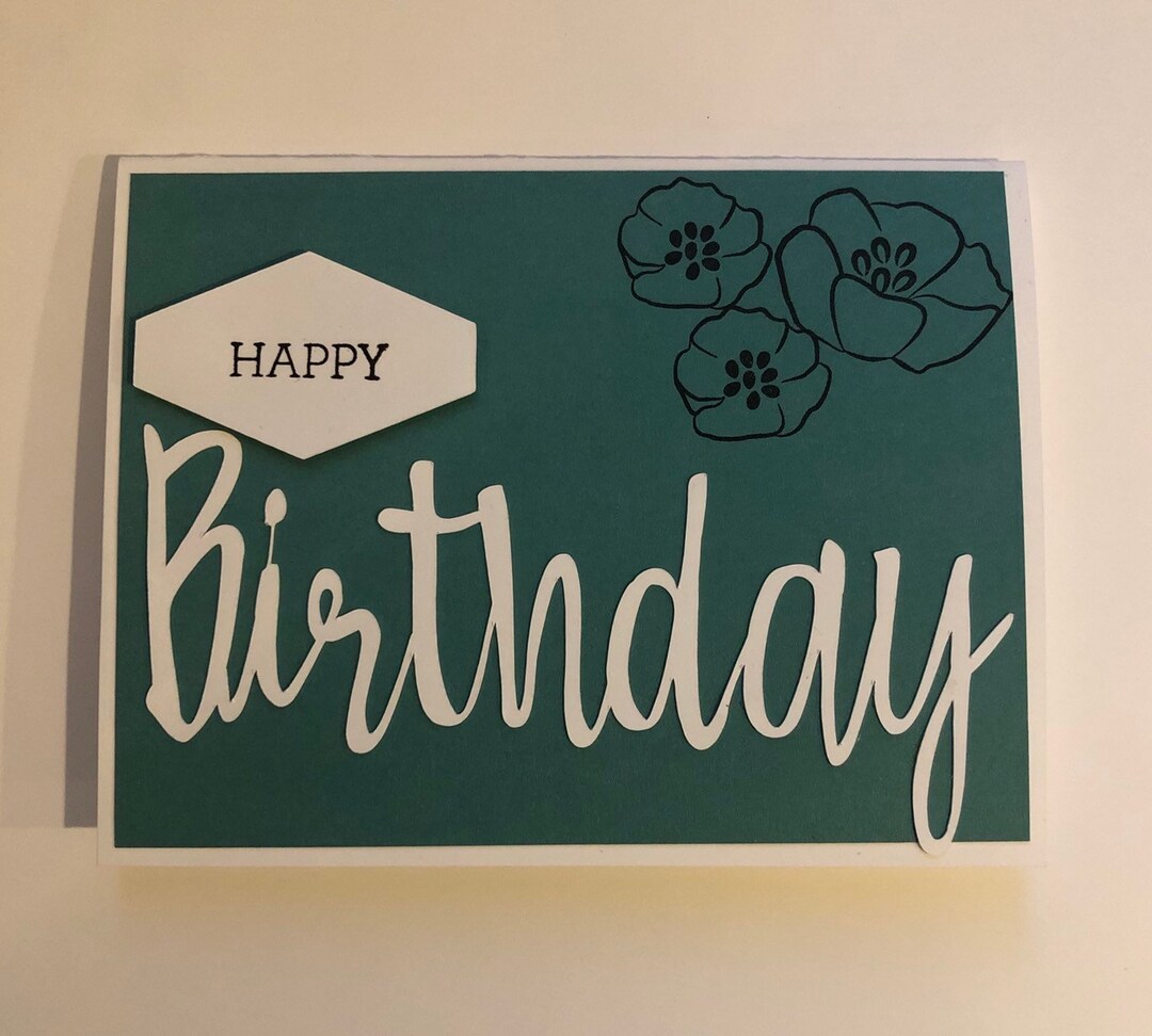 Birthday Cards, Set of 4, Stampin' Up! All That You Are BIRTHDAY Cutout ...