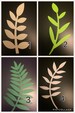 Paper Flower Leaves, Stem Leaves, Vines, Paper Leaves, Leaf, Set of 10 