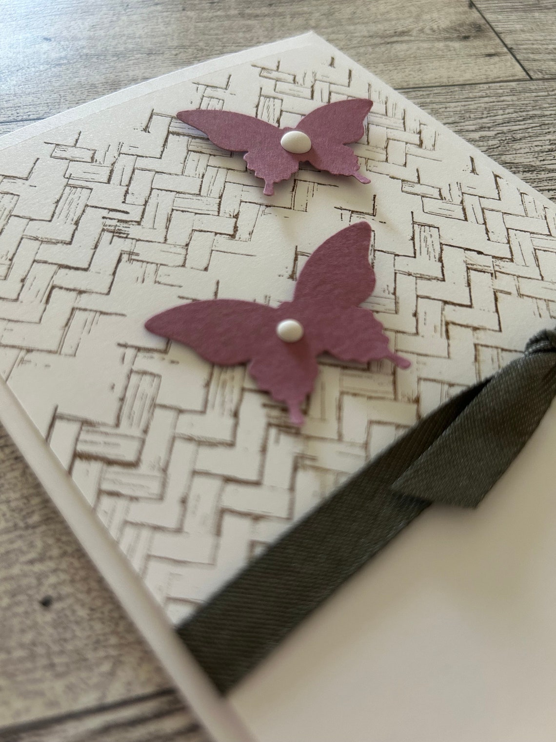 Any Occasion Card Set of 4 Stampin' Up! Moody Mauve Butterflies Sending ...