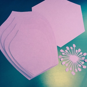EXTRA LARGE Paper Flower Kit, DIY paper flower kit you choose flower and color