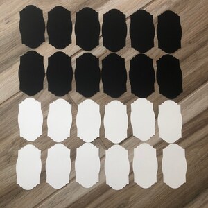 Two Size Cutouts, Scrabook, Card Making, Set of 12 each Size, Total of 24, Frames