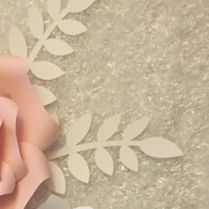 Paper Leaves for Flower Cut Stem Leaves for Paper Flowers Vines for Flowers Paper Leaves Wall Decor Leaf Set of 10 Card Stock Cutout Leaves