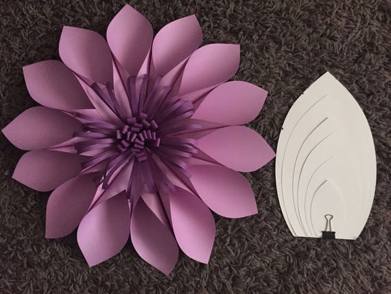Diy Paper Flower Template 2 Paper Flower Backdrop Hard Etsy Diy Paper Flower Template 2 Paper Flower Backdrop Hard Etsy