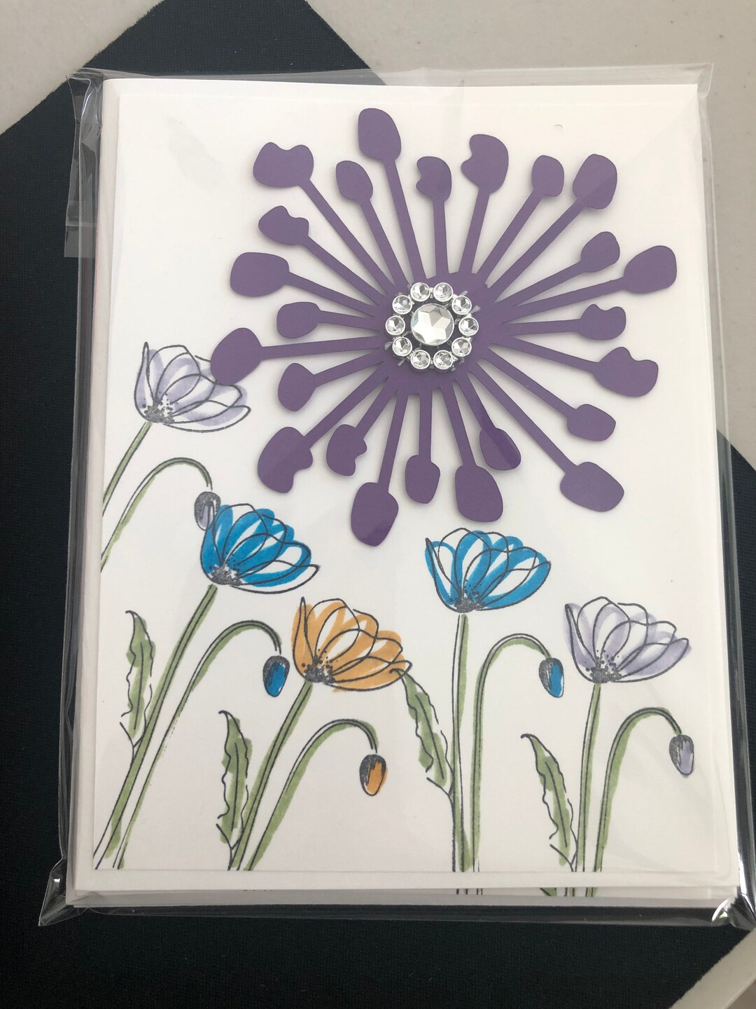 Any Occasion Cards, Set of 4, Stampin' Up! Painted Poppies Any Occasion ...