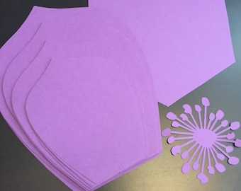 Papierblumen KITS, DIY Papierblumen Kits