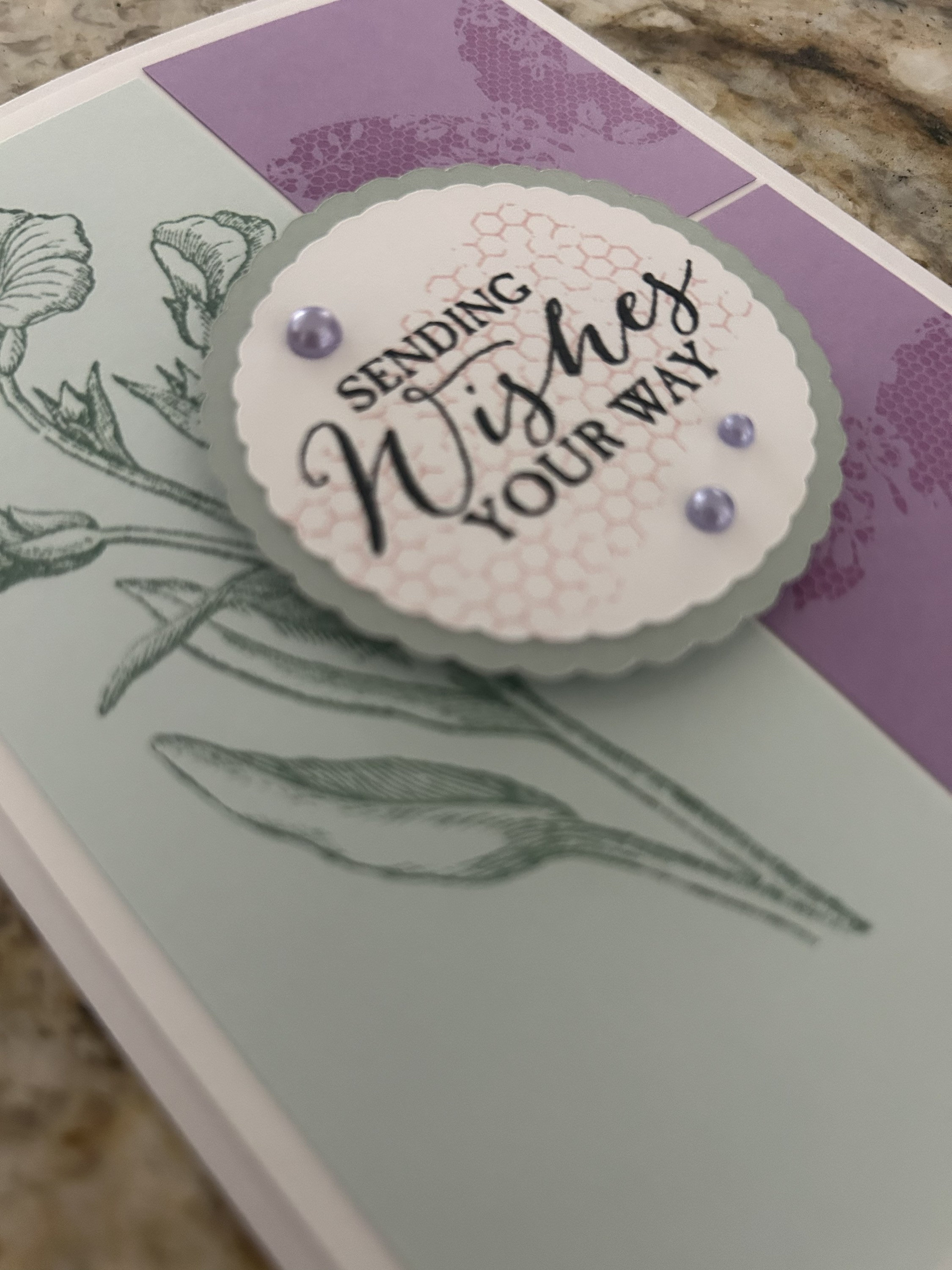 Completed Cards Set of 4, Stampin' Up! Butterfly Basics Wedding Flower ...
