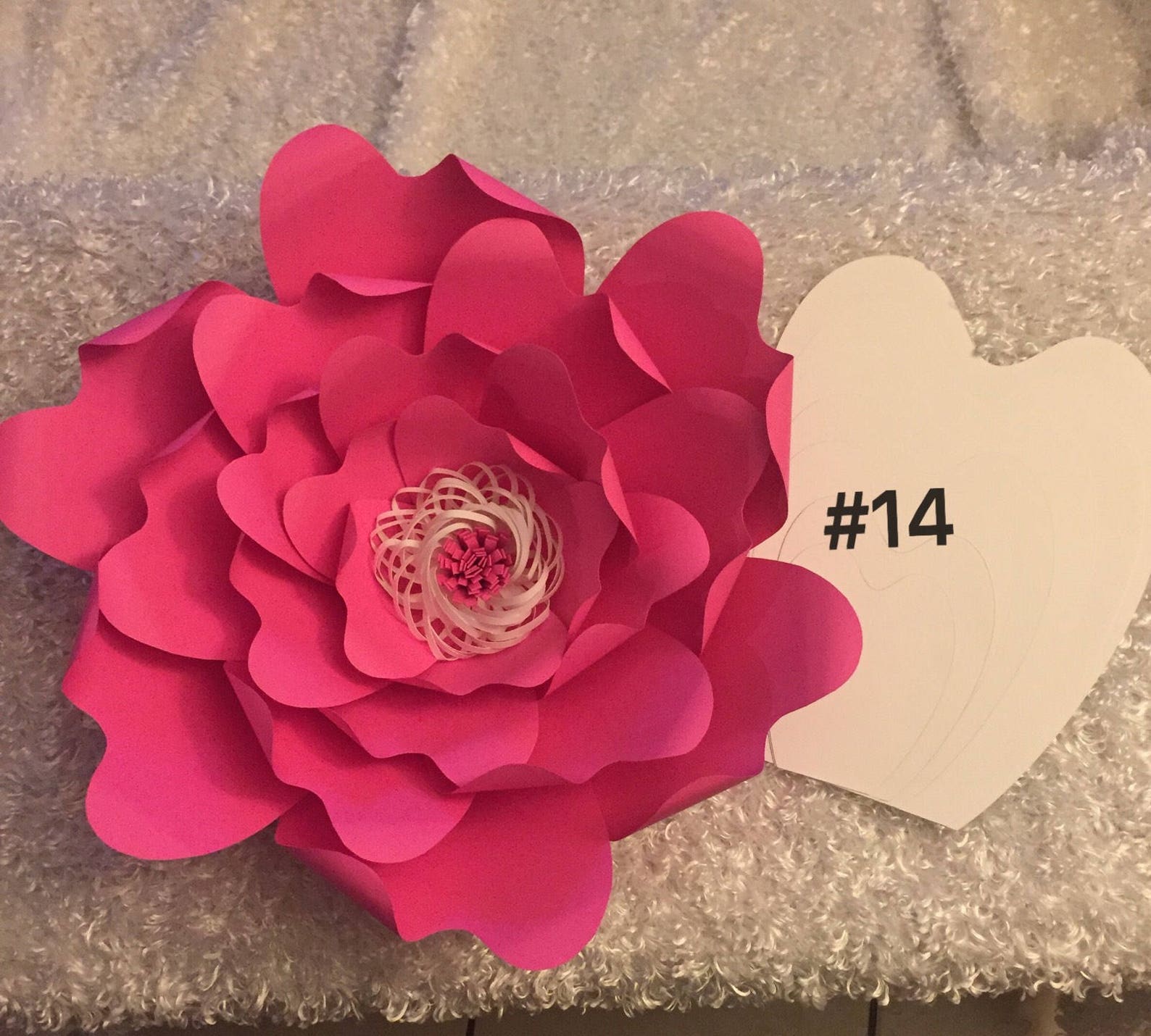 LARGE Paper Flower Kit DIY Paper Flower Kit You Choose Flower Etsy
