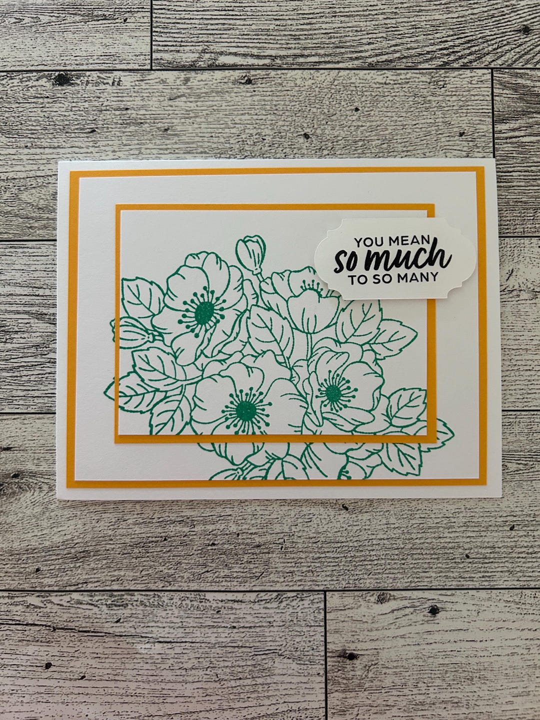 Any Occasion Card Set of 4 Stampin' Up! Enduring Beauty Shy Shamrock ...